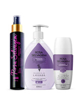 Kit Sabonete Lavanda + Óleo + Desodorante Algodão