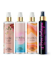 Kit 3 Body Splashes + Óleo Clareador
