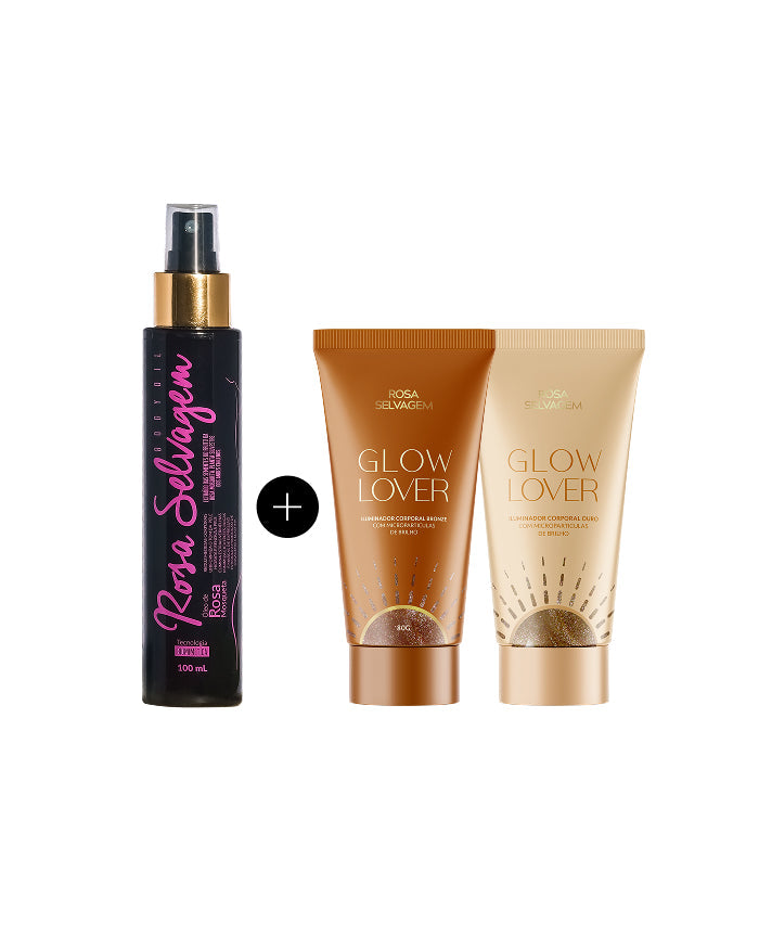 Kit Glow Total Rosa Selvagem