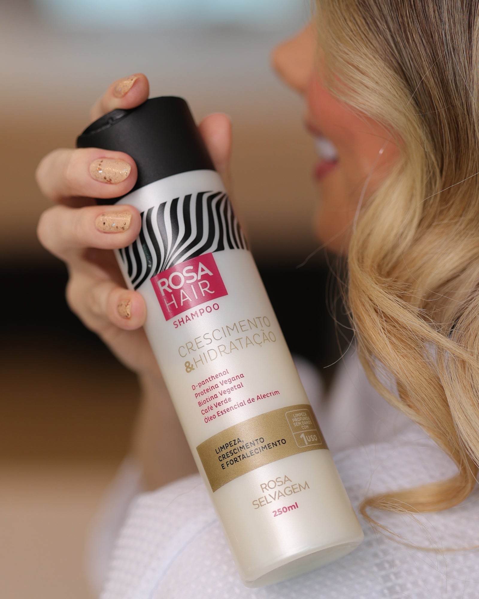 Rosa Hair - Shampoo de Crescimento 3 unids.
