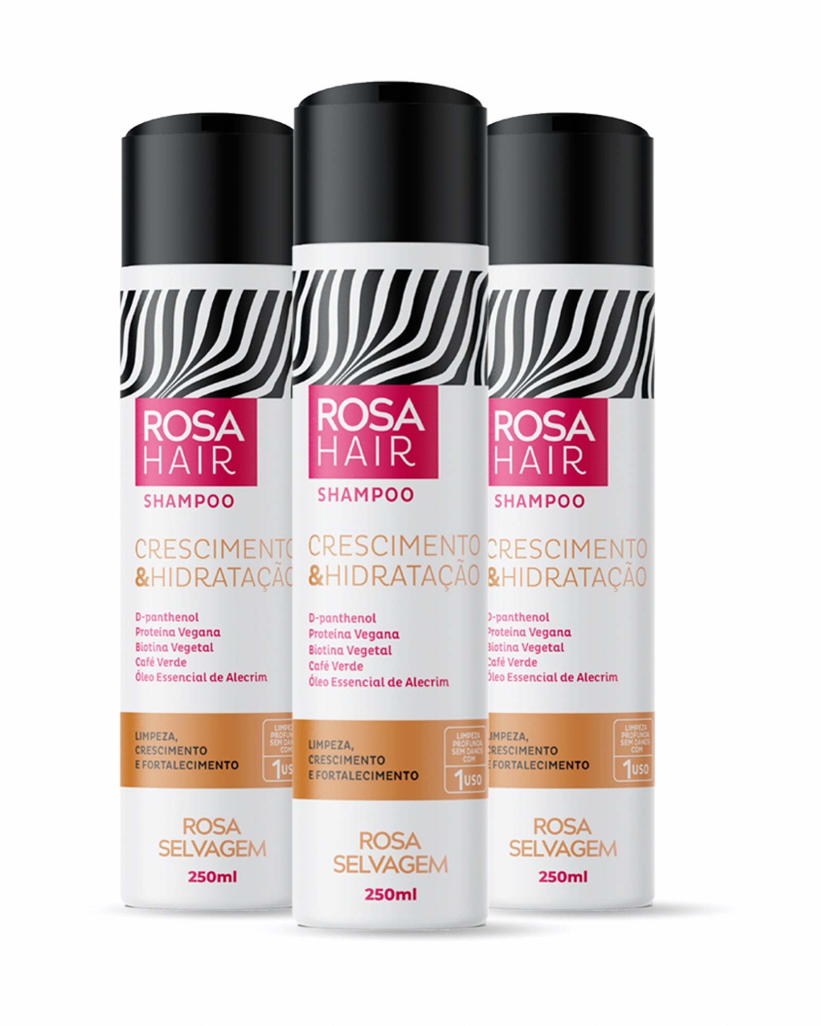 Rosa Hair - Shampoo de Crescimento 1 unid.