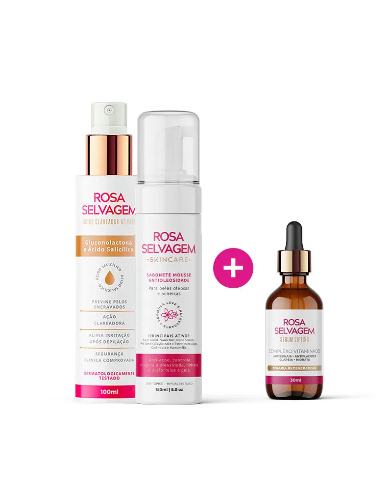 Kit Skincare Rosa Selvagem