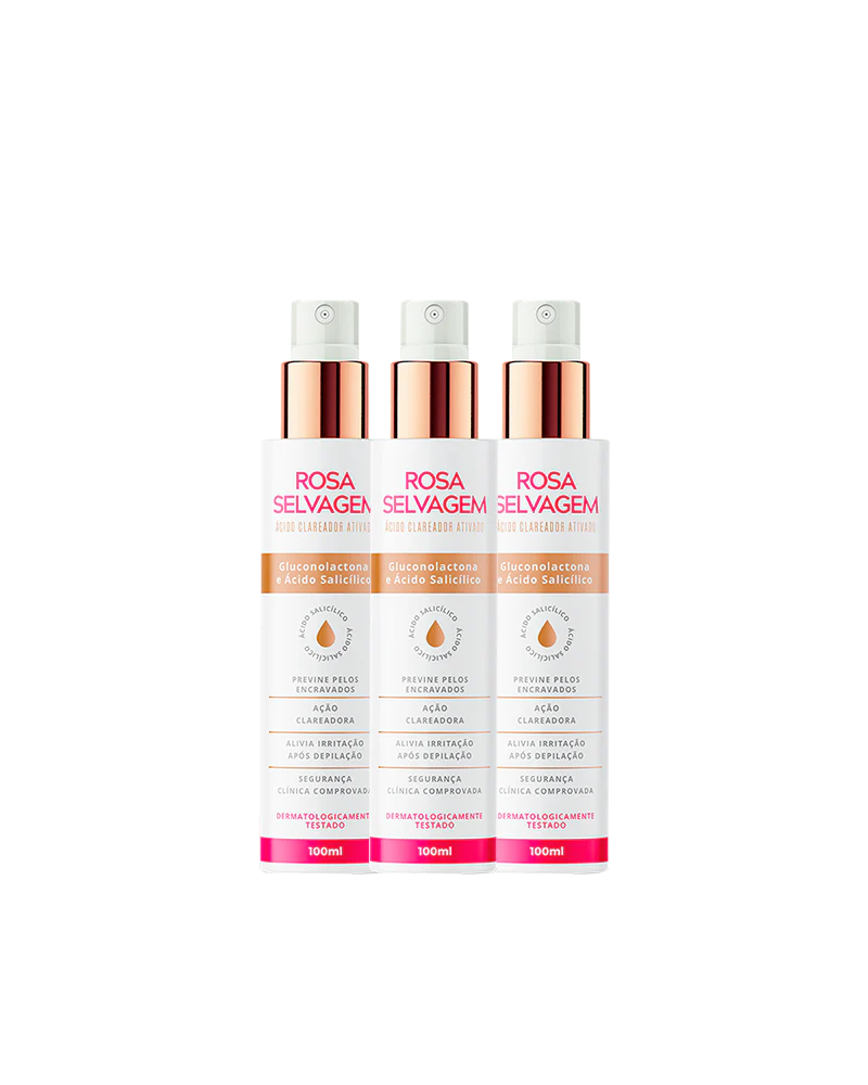 Rosa Selvagem - KIT 3 Ácidos