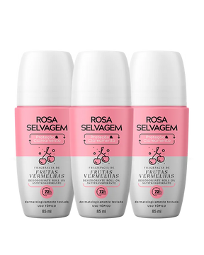 Desodorante Clareador Frutas Vermelhas - 3 unids.