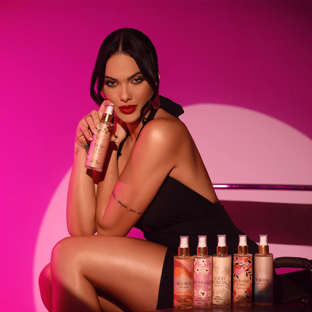 Kit Body Splash Completo + Óleo Rosa Selvagem