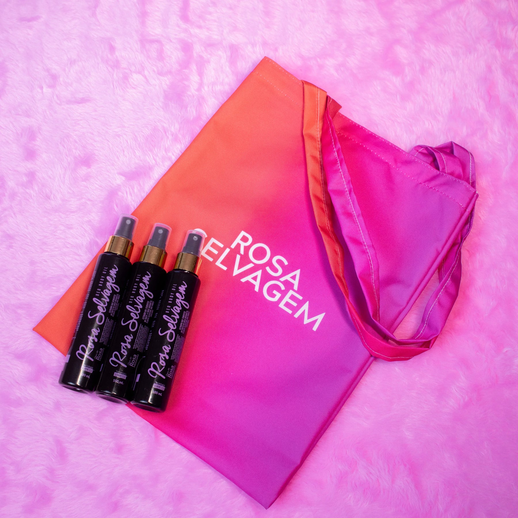 Rosa Selvagem - 3 Óleos + Ecobag