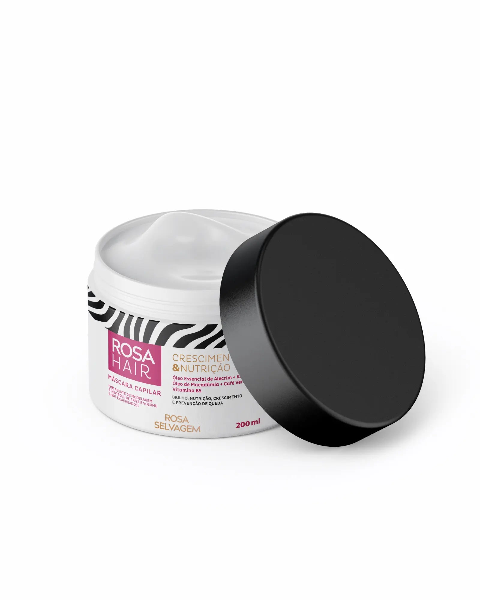 Rosa Hair - Máscara de Crescimento 2 unids.