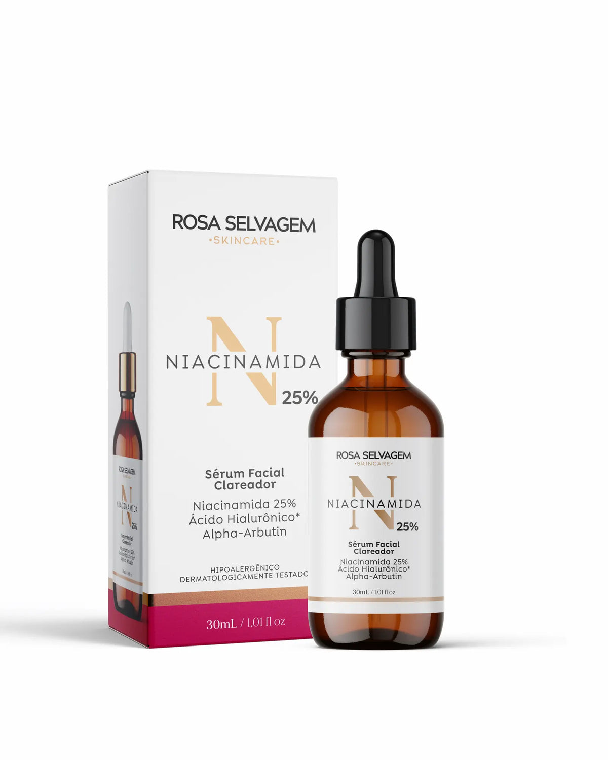 Sérum Facial Clareador Niacinamida 25% - 2 unids.