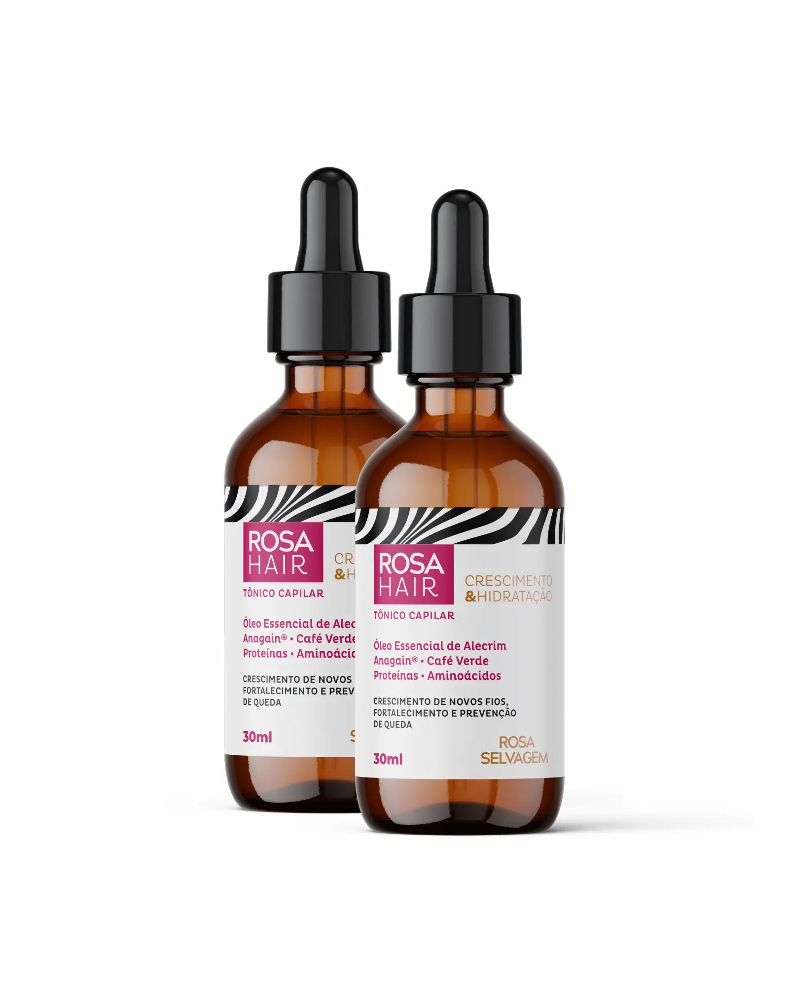 Rosa Hair - Tônico Capilar 2 unids.