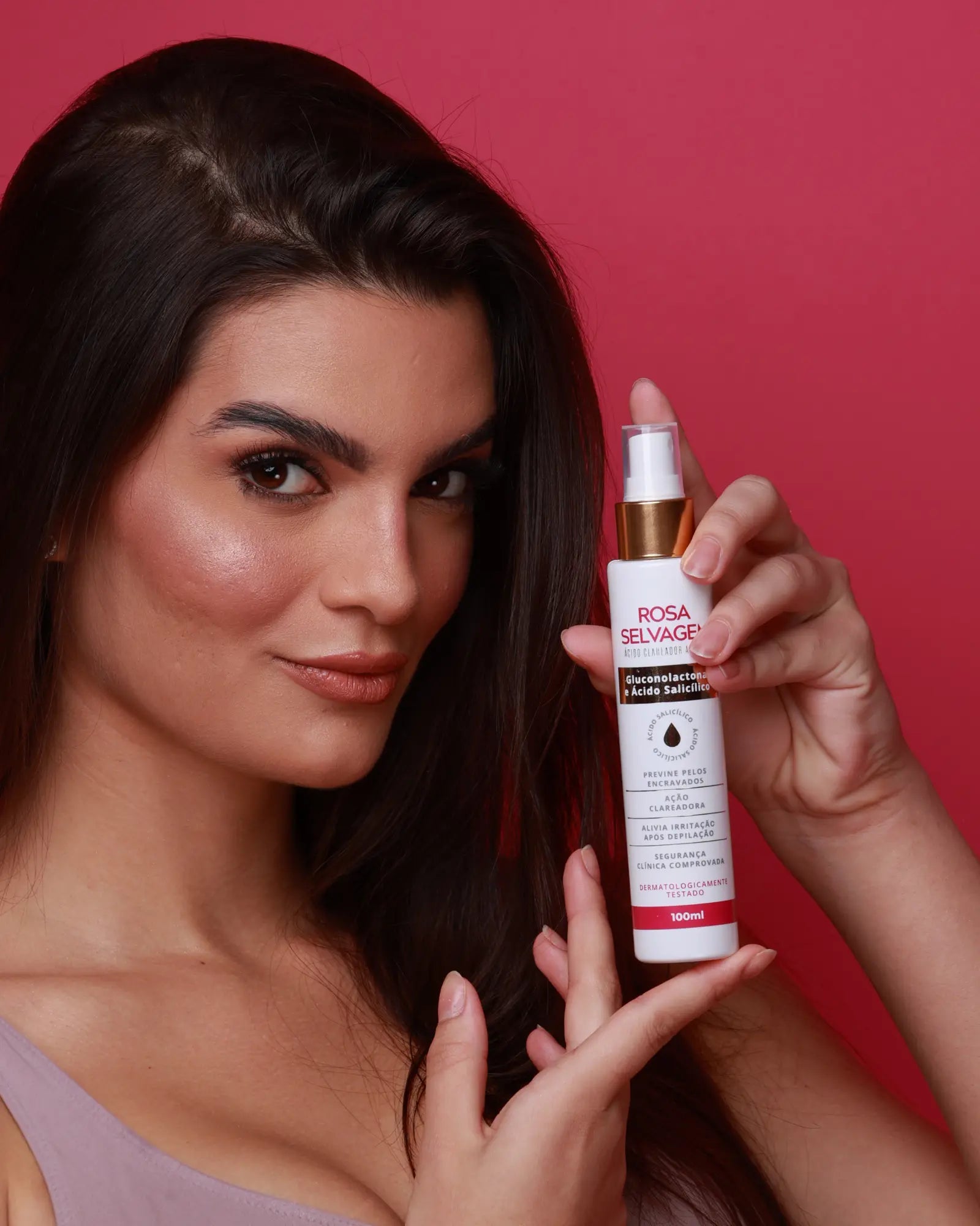 Rosa Selvagem Economy - 3 óleos + Ácido + Desodorante + Sérum lifting